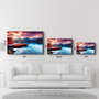 Wallity Pintura Decorativa de Vidrio Templado Multicolor 46 x 72 cm